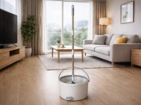 Verk 27776 Rotační mop 360 Spin, kbelík, 2x potah z mikrovlákna, bílý
