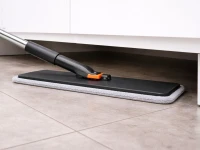 Verk 27773 Plochý mop se ždímacím mechanismem, otočný o 360°, černý