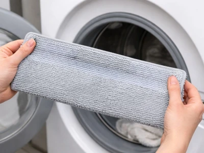 Verk 27773 Plochý mop se ždímacím mechanismem, otočný o 360°, černý