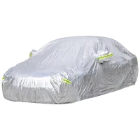 Verk 10169 Ochranná plachta na auto, vel. M, 140 x 337 x 108 cm, stříbrná