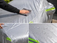 Verk 10169 Ochranná plachta na auto, vel. XL, 145 x 429 x 107 cm, stříbrná 