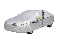 Verk 10169 Ochranná plachta na auto, vel. XXL, 146 x 500 x 110 cm, stříbrná