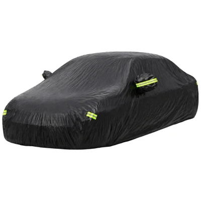 Verk 10169 Ochranná plachta na auto, vel. XXL, 146 x 500 x 110 cm, černá