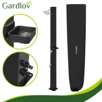 Gardlov 27435 Solární sprcha s regulací teploty a průtoku 40 l, černá