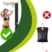 Gardlov 27435 Solární sprcha s regulací teploty a průtoku 40 l, černá