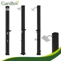 Gardlov 27435 Solární sprcha s regulací teploty a průtoku 40 l, černá