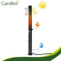 Gardlov 27435 Solární sprcha s regulací teploty a průtoku 40 l, černá