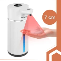 Ruhhy 27653 Bezdotykový dávkovač mydla 420 ml, LED, USB-C, biely