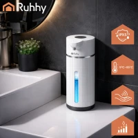 Ruhhy 27653 Bezdotykový dávkovač mydla 420 ml, LED, USB-C, biely