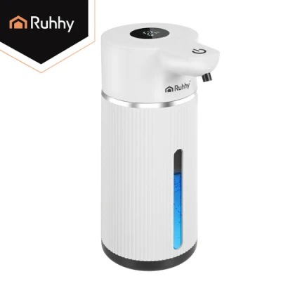 Ruhhy 27653 Bezdotykový dávkovač mydla 420 ml, LED, USB-C, biely