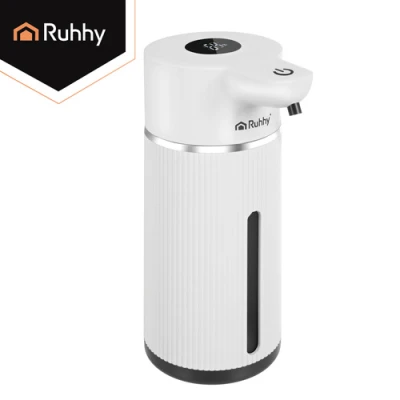 Ruhhy 27653 Bezdotykový dávkovač mydla 420 ml, LED, USB-C, biely
