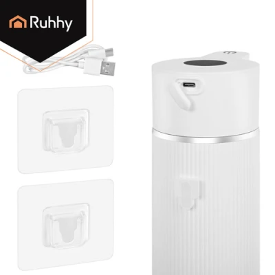 Ruhhy 27653 Bezdotykový dávkovač mydla 420 ml, LED, USB-C, biely