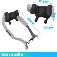 Isomedix 27467 Masážny prístroj na krk Shiatsu s vyhrievaním 22,2 W, USB‑C