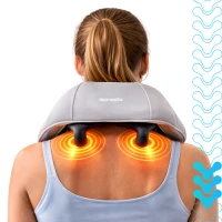 Isomedix 27467 Masážny prístroj na krk Shiatsu s vyhrievaním 22,2 W, USB‑C