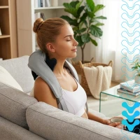 Isomedix 27467 Masážny prístroj na krk Shiatsu s vyhrievaním 22,2 W, USB‑C