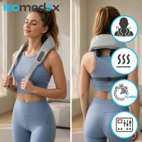 Isomedix 27467 Masážny prístroj na krk Shiatsu s vyhrievaním 22,2 W, USB‑C