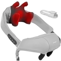 Isomedix 27467 Masážny prístroj na krk Shiatsu s vyhrievaním 22,2 W, USB‑C