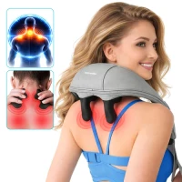 Isomedix 27467 Masážny prístroj na krk Shiatsu s vyhrievaním 22,2 W, USB‑C