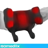 Isomedix 27467 Masážny prístroj na krk Shiatsu s vyhrievaním 22,2 W, USB‑C