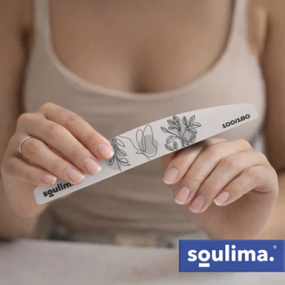 Soulima 27787 Sada pilníků na nehty, oboustranné 100/180, 100 ks