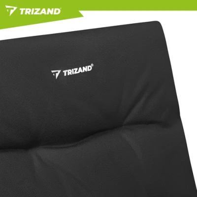Trizand 27610 Kempingová skladací židle 59 x 70 x 91 cm, sada 2 ks, černá
