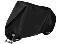 Verk 10172 Ochranná plachta na kolo, motorku 180 x 130 cm se sponou, černá