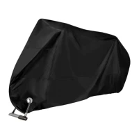 Verk 10172 Ochranná plachta na kolo, motorku 180 x 130 cm se sponou, černá