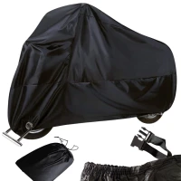 Verk 10172 Ochranná plachta na kolo, motorku 180 x 130 cm se sponou, černá