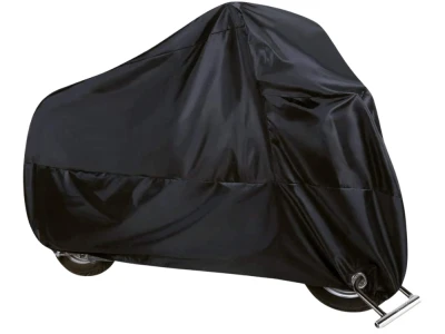Verk 10172 Ochranná plachta na kolo, motorku 180 x 130 cm se sponou, černá