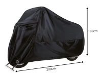 Verk 10173 Ochranná plachta na kolo, motorku 200 x 130 cm se sponou, černá