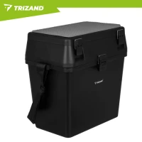 Trizand 27412 Rybářská bedna se sedátkem do 140 kg, 38 x 34 x 21 cm, černá 