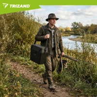Trizand 27412 Rybářská bedna se sedátkem do 140 kg, 38 x 34 x 21 cm, černá 