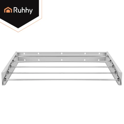 Ruhhy 27759 Skládací nástěnný sušák na prádlo 80 cm, bílý