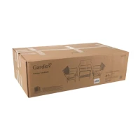 Gardlov 26909 Zahradní nábytek - pohovka, 2 křesla, stolek se sklem, ratan béžový