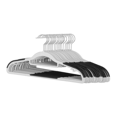 Ruhhy 27749 Protiskluzové ramienka na oblečenie 42 cm, 20 ks, šedá