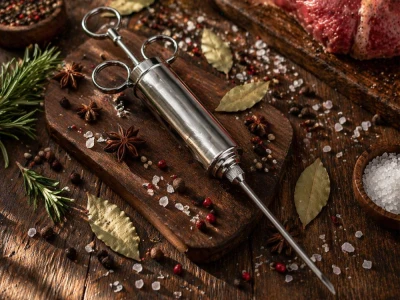 Verk 07456 Striekačka na marinovanie mäsa 60 ml, 3 ihly