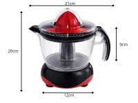 Verk 07481 Elektrický odšťavňovač na citrusové plody 0,7 l, 25 W, černý