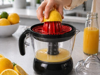 Verk 07481 Elektrický odšťavňovač na citrusové plody 0,7 l, 25 W, černý