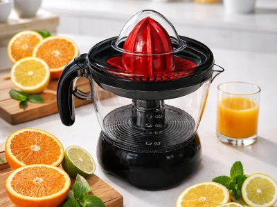Verk 07481 Elektrický odšťavňovač na citrusové plody 0,7 l, 25 W, černý