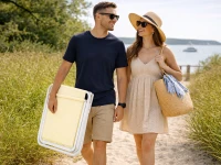 Verk 14640 Turistické skládací křeslo, nosnost 100 kg, béžové