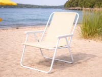 Verk 14640 Turistické skládací křeslo, nosnost 100 kg, béžové
