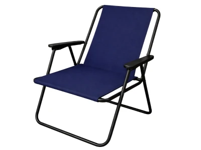 Verk 14640 Skladacie turistické kreslo, nosnosť 100 kg, modré