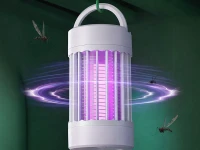 Verk 24544 Bezdrôtová závesná UV lampa proti komárom a inému hmyzu, biela