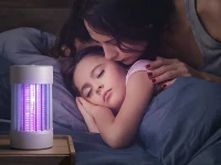 Verk 24544 Bezdrôtová závesná UV lampa proti komárom a inému hmyzu, biela