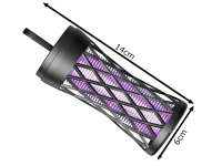 Verk 24547 UV lampa proti komárům a dalšímu hmyzu, 5 W, černá