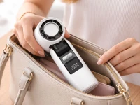 Verk 27703 Prenosný ventilátor s displejom a LED svietidlom, USB, 199 rýchlostí, biely