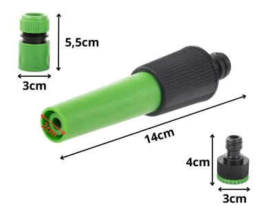 DIVODV 27873 Zahradní postřikovač s připojovací sadou, zelený