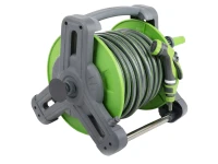 DIVODV 27882 Zahradní hadice s navijákem 1/2", 20 m, 4vrstvá, šedá