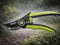 DIVODV 27886 Ruční zahradní nůžky 210 mm, černozelené