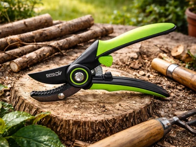 DIVODV 27886 Ruční zahradní nůžky 210 mm, černozelené